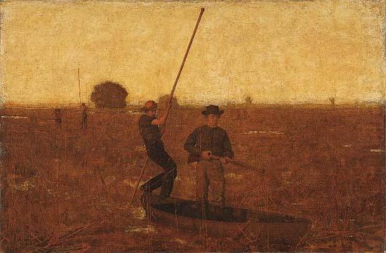 The Artist and His Father Hunting Reed Birds, Thomas Eakins